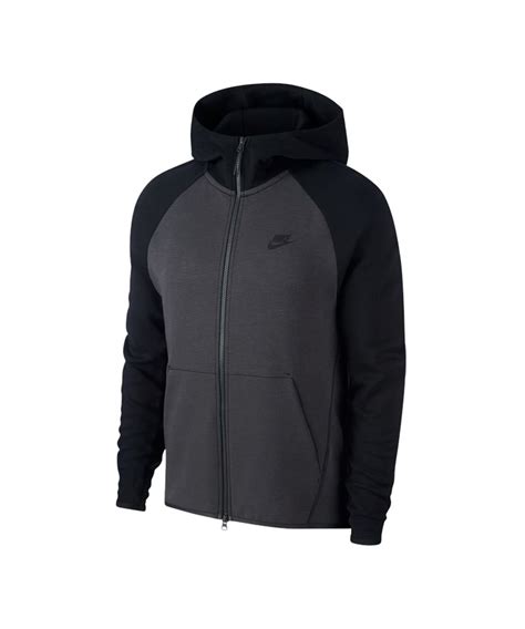 nike tech fleece kapuzenjacke grau schwarz f060|Herren Grau Tech Fleece (10) .